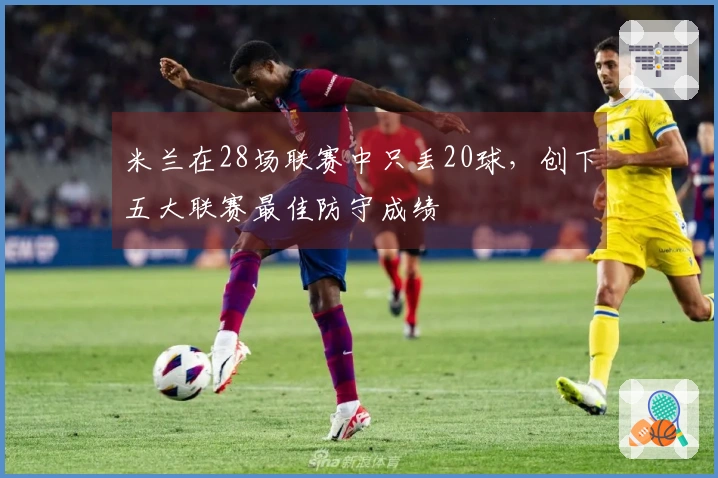 米兰在28场联赛中只丢20球，创下五大联赛最佳防守成绩